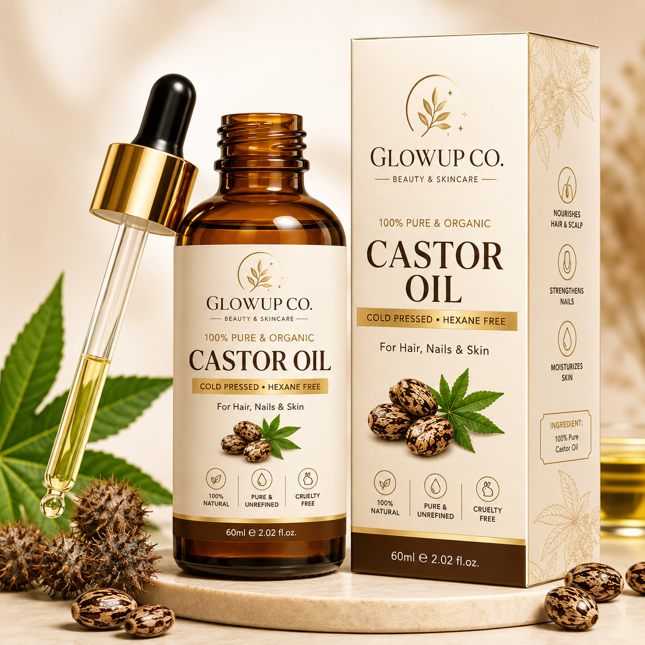 Refill For Organic Castor Oil Sale