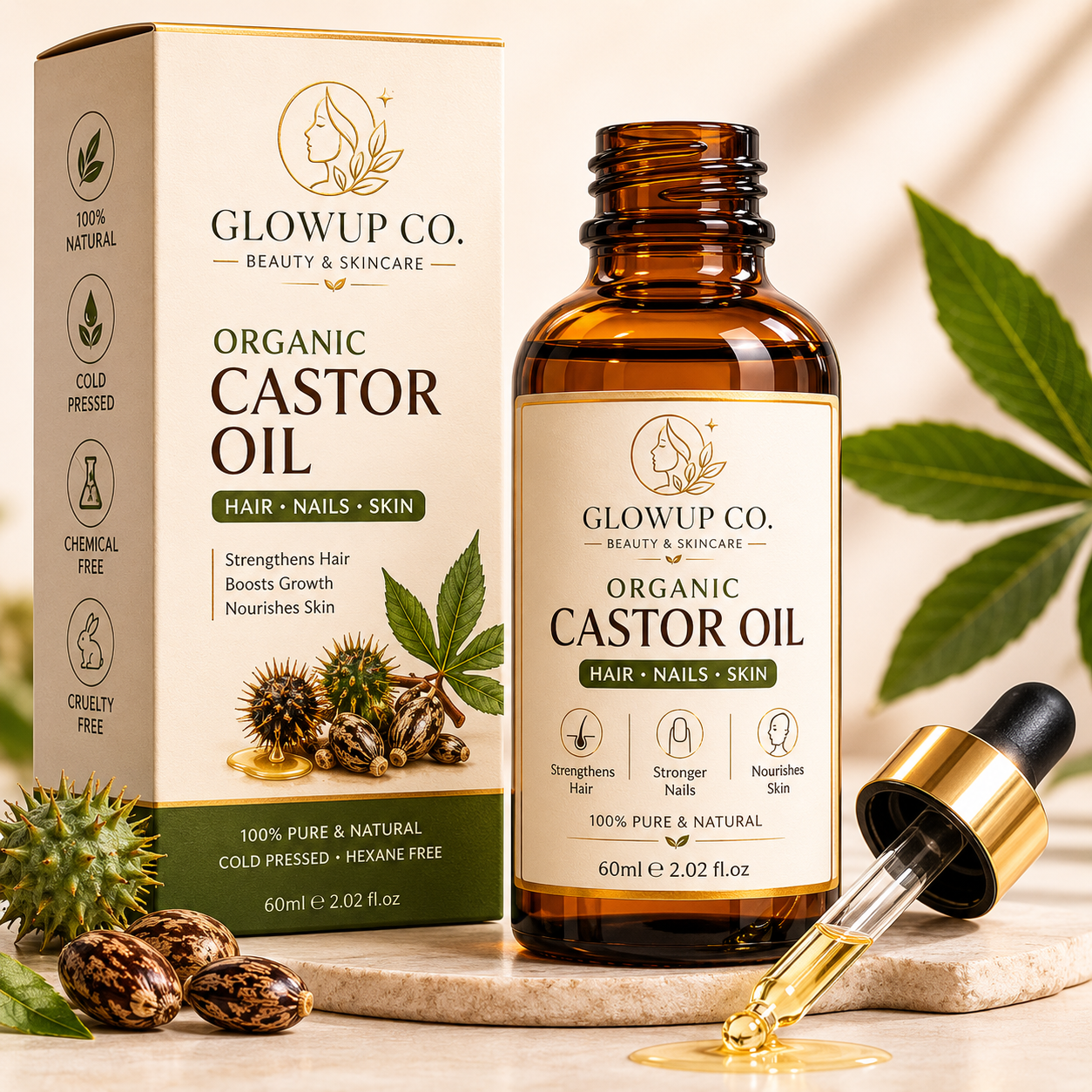 Refill For Organic Castor Oil Sale