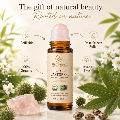 100% Organic Castor Oil Roll-On